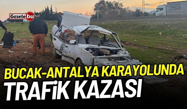 Bucak-Antalya Karayolunda Feci Trafik Kazası!