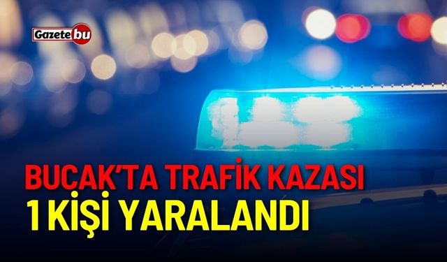 Bucak'ta iftara yetişirken otomobil'le motosiklet çarpıştı