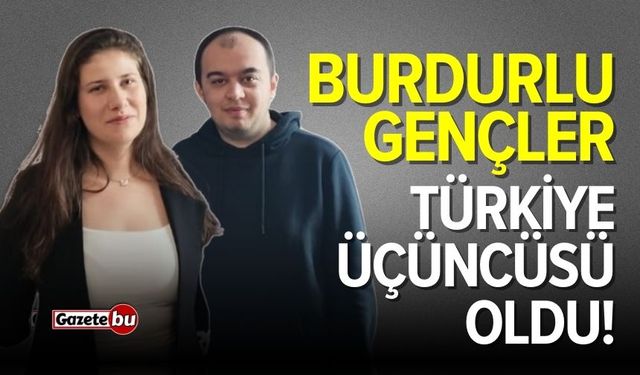 Burdurlu gençler yapay zeka yarışmasında Türkiye üçüncüsü oldu!