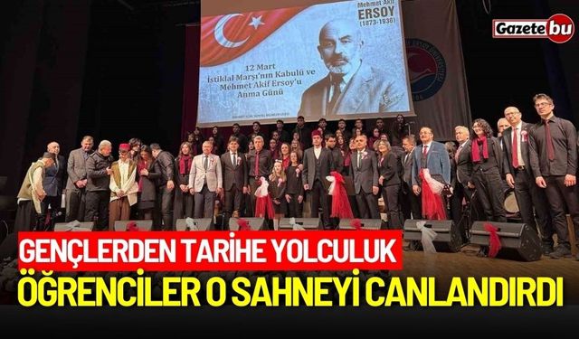 Gençlerden tarihe yolculuk! Öğrenciler o sahneyi canlandırdı