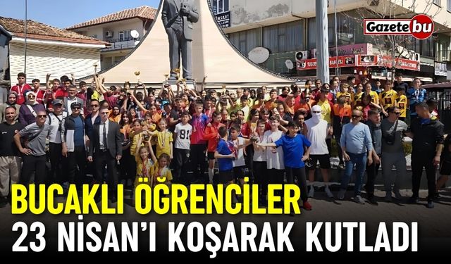 Bucaklı öğrenciler 23 nisan’ı koşarak kutladı