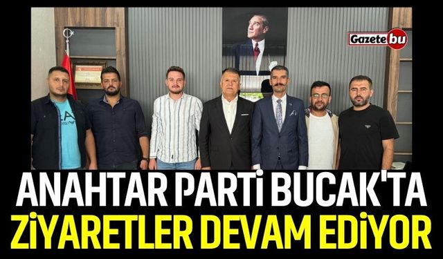 Anahtar Parti Bucak'ta Servisçiler Kooperatifine Ziyaret