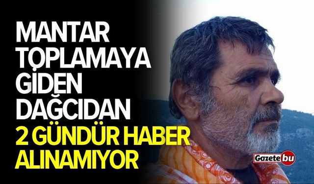 Mantar toplamaya giden dağcıdan haber alınamıyor