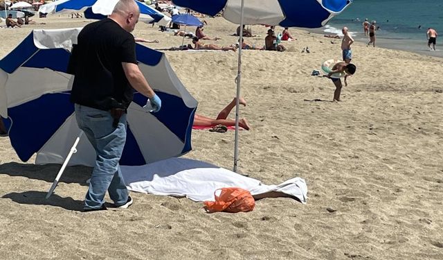 Tatile gelen Alman turist sahilde hayatını kaybetti