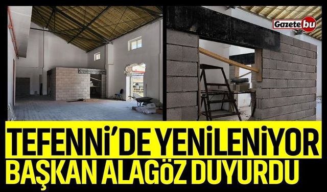 Tefenni’de Yenileniyor! Başkan Alagöz Duyurdu