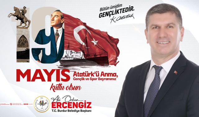 BURDUR BELEDİYESİ 19 MAYIS KUTLAMA MESAJI
