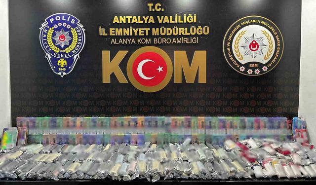 Antalya’da 1 haftada 8 şüpheliye adli işlem yapıldı