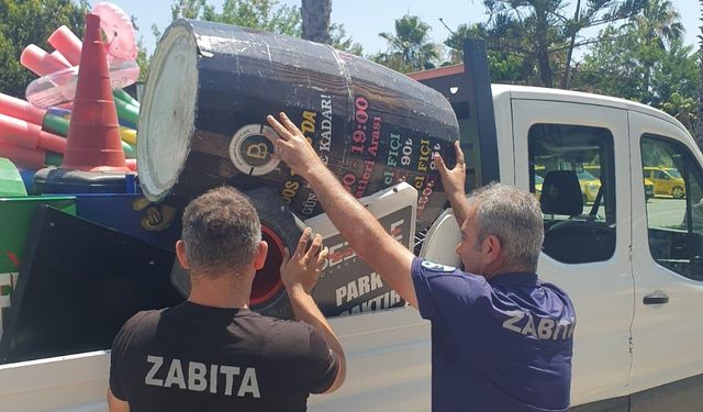 Konyaaltı’nda kaldırım işgaline geçit yok