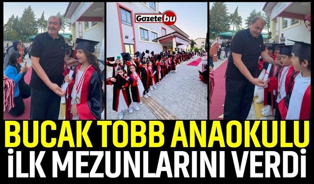 Bucak TOBB Anaokulu İlk Mezunlarını Verdi