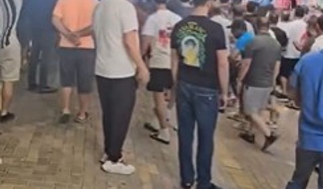 Alanya'da marka avukatları ile esnaf arasındaki arbedede 6 gözaltı