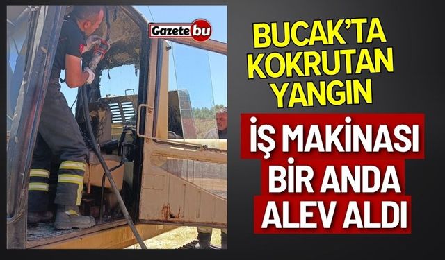 Bucak'ta Korkutan Yangın, Bir Anda Alev Aldı