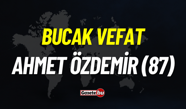 Çamlık Köyü Vefat Ahmet Özdemir