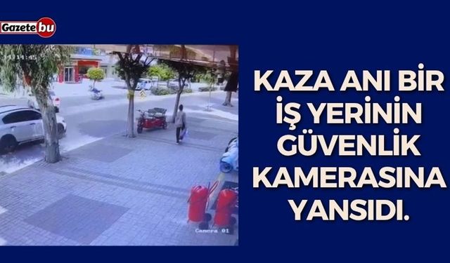 Önüne çıkan otomobili görünce motosikletiyle birlikte yola savruldu