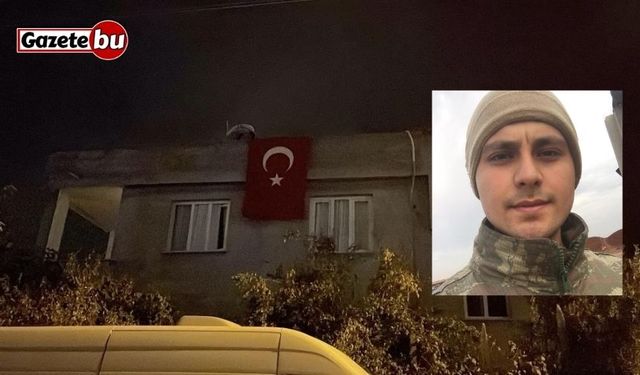 Osmaniye’ye şehit ateşi düştü, baba ocağına Türk bayrağı asıldı