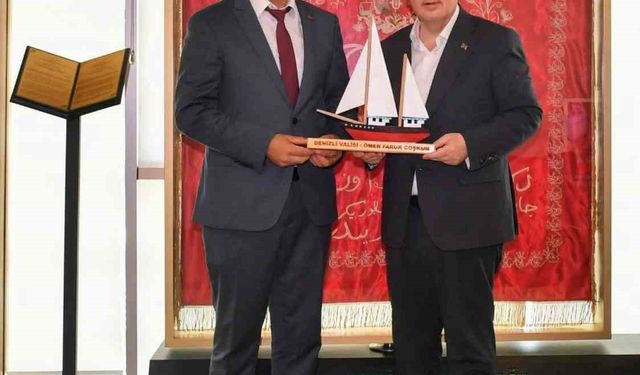 Vali Çoşkun, Geleneksel El Sanatları Sanatçısı Bat’ı kabul etti