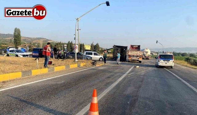 Manisa’da zincirleme kaza: 2 yaralı