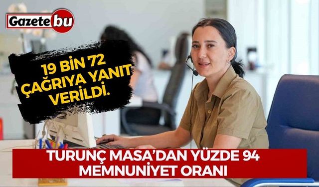 Turunç Masa’dan yüzde 94 memnuniyet oranı