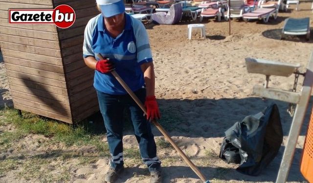 Didim sahillerinde temizlik çalışmaları aralıksız sürüyor