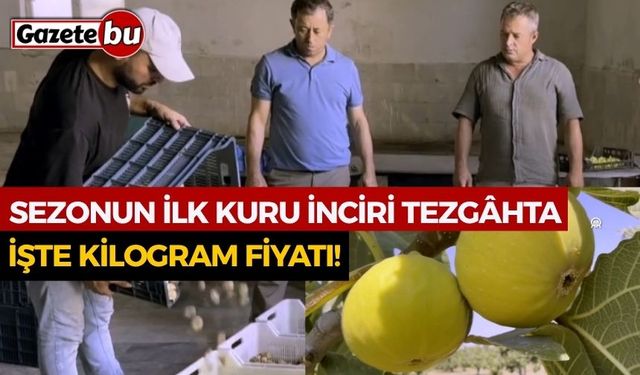 Sezonun İlk Kuru İnciri Tezgâhta: İşte Kilogram Fiyatı!