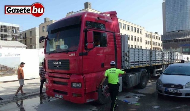 Malatya’da tır yayaya çarptı: 1 yaralı