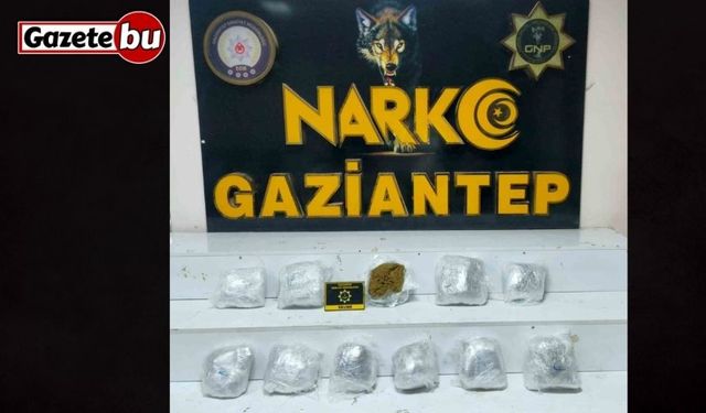 Gaziantep’te 5 kilogram uyuşturucu madde ele geçirildi