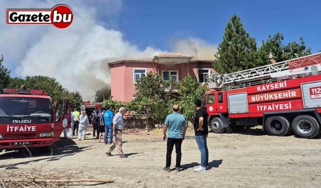 Depoda çıkan yangın söndürüldü
