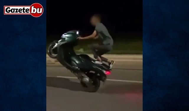 Motosiklet üzerinde tehlikeli harekete 59 bin TL ceza