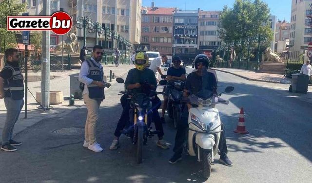 Eskişehir’de motosiklet denetimi