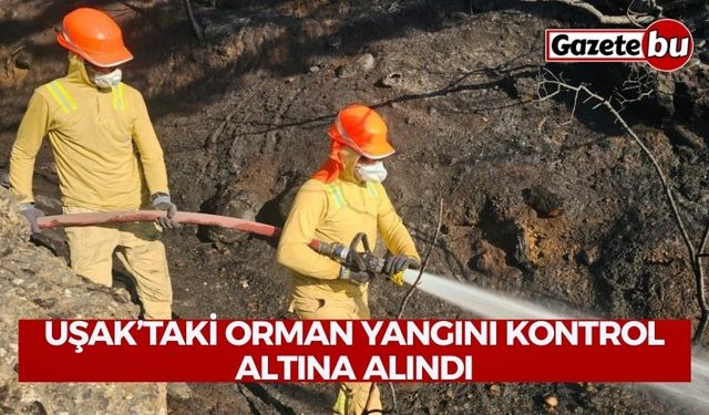 Uşak’taki orman yangını kontrol altına alındı