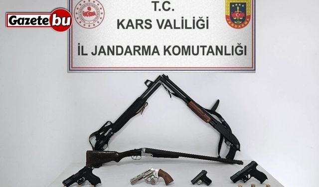 Kars’ta jandarmadan silah operasyonu