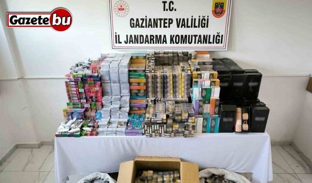 Gaziantep’te 1,5 milyon TL değerinde kaçak sigara ele geçirildi