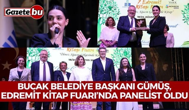Bucak Belediye Başkanı Gümüş, Edremit Kitap Fuarı’nda Panelist Oldu