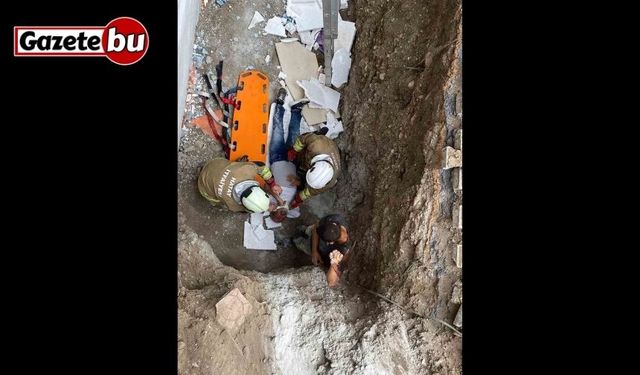 İskenderun’da bina boşluğuna düşen şahıs yaralandı