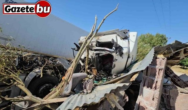 Adilcevaz’da meyve suyu yüklü tır devrildi: Sürücüsü yaralı olarak hastaneye kaldırıldı