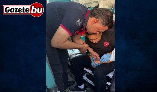 Batman’da çocuğun parmağına sıkışan cisim çıkarıldı