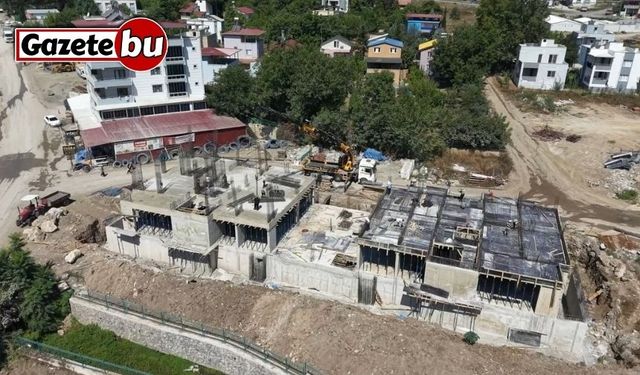 Hasanbeyli’de rezerv alan inşaatları hızla yükseliyor