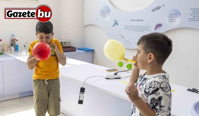 Mercan Bilim Merkezi’nde yaz tatili bilimle geçiyor