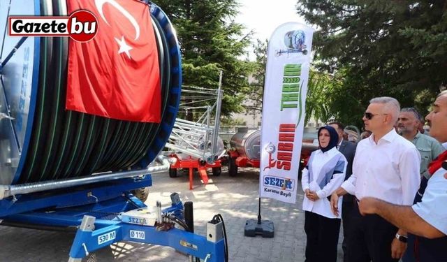 Karaman’da çiftçilere makine desteği