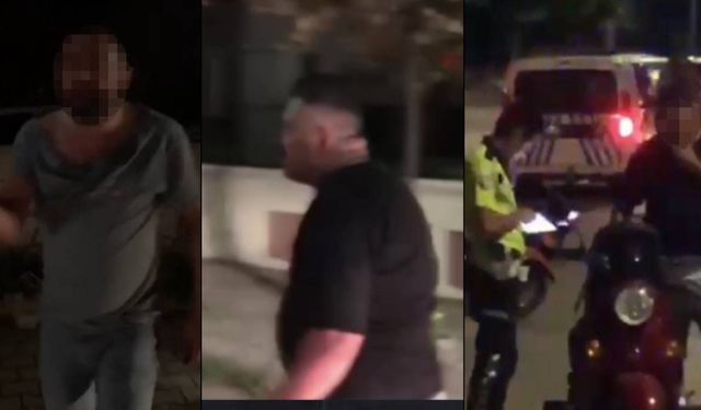 Otomobiliyle evine dönmek isteyen aileye dehşeti yaşattılar