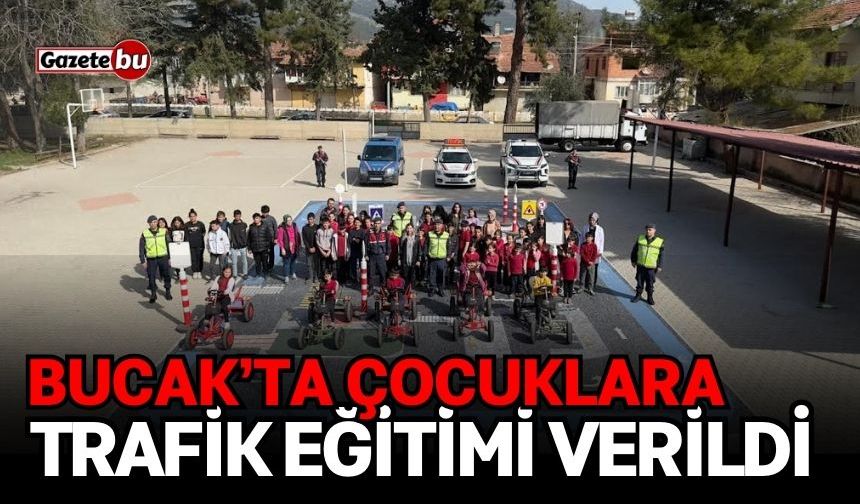 Bucak'ta Çocuklara Trafik Eğitimi Verildi