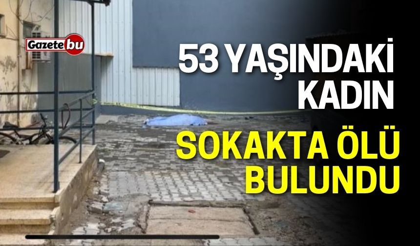 53 yaşındaki kadın sokakta ölü bulundu