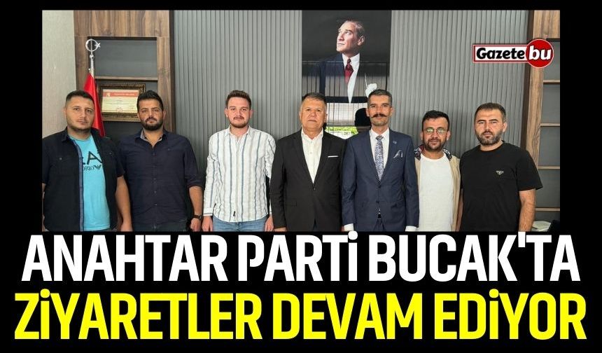 Anahtar Parti Bucak'ta Servisçiler Kooperatifine Ziyaret