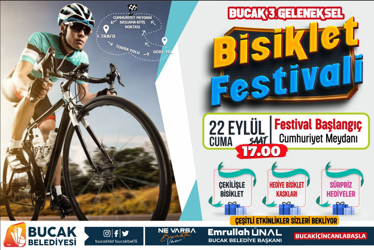 bucak belediyesi bisiklet festivali