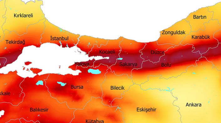 Marmara Deprem Haritası
