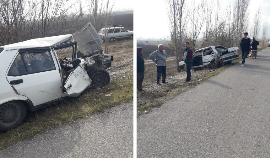 Burdur'da Feci Kaza Sürücüler Yaralandı