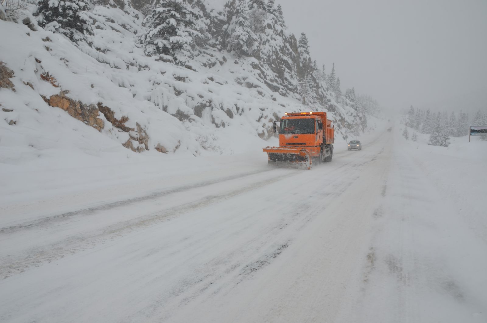 Kar Yağışı Antalya Konya Yolu 2