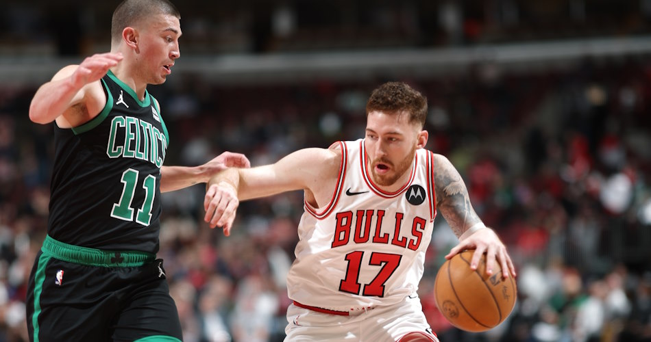 742Fac86 Onuralp Bitim Handles Chicago Bulls Vs Boston Celtics Getty Images