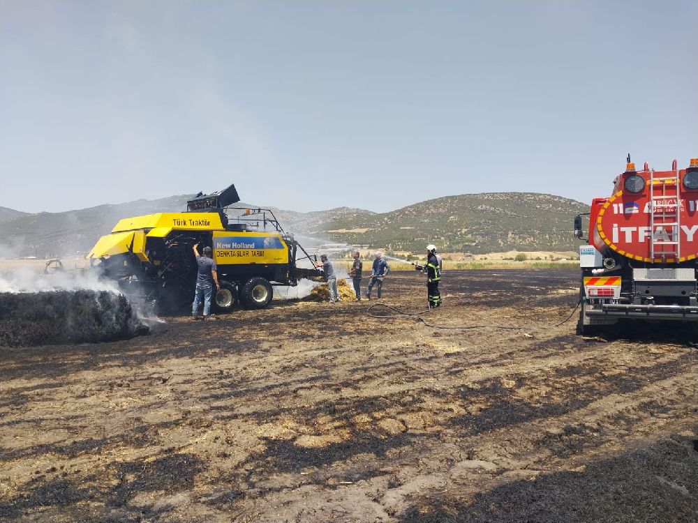 Bucak Ta Arazi Yangini Balya Makinesi Ve Arazi Yandi Iu Y E2