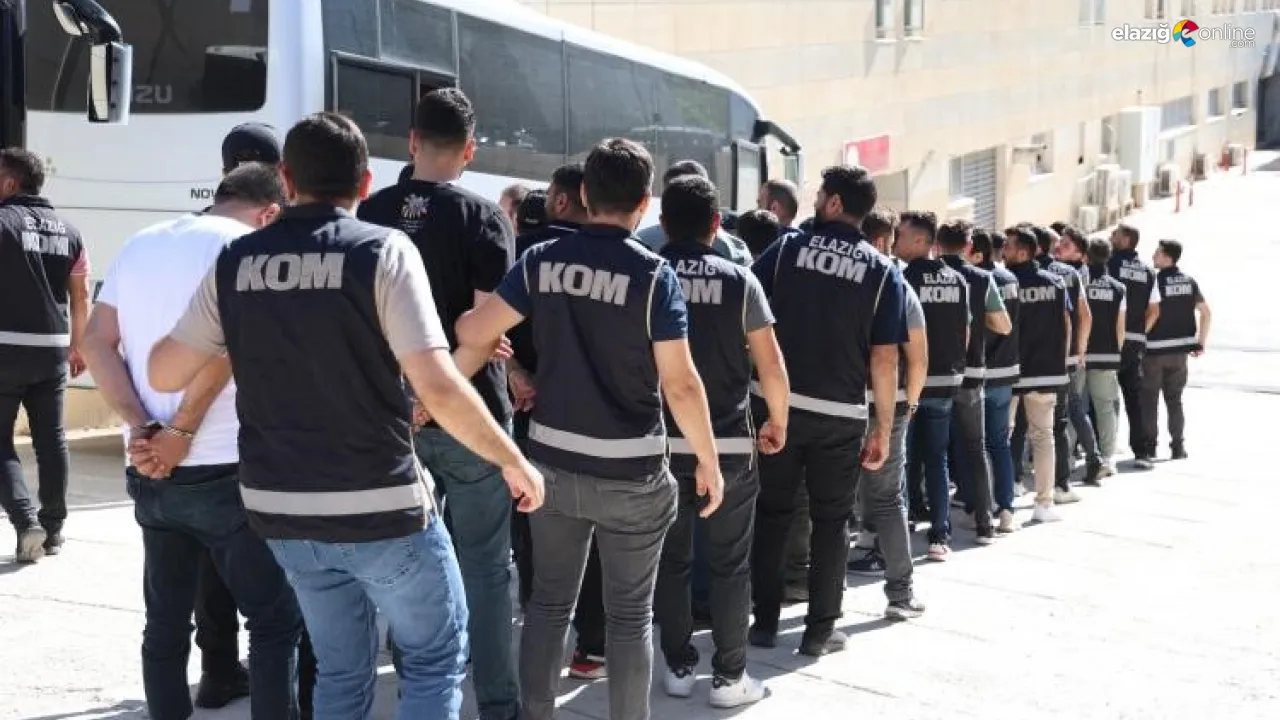 Elazığ Merkezli Suç Örgütüne Operasyon: 11 Tutuklama