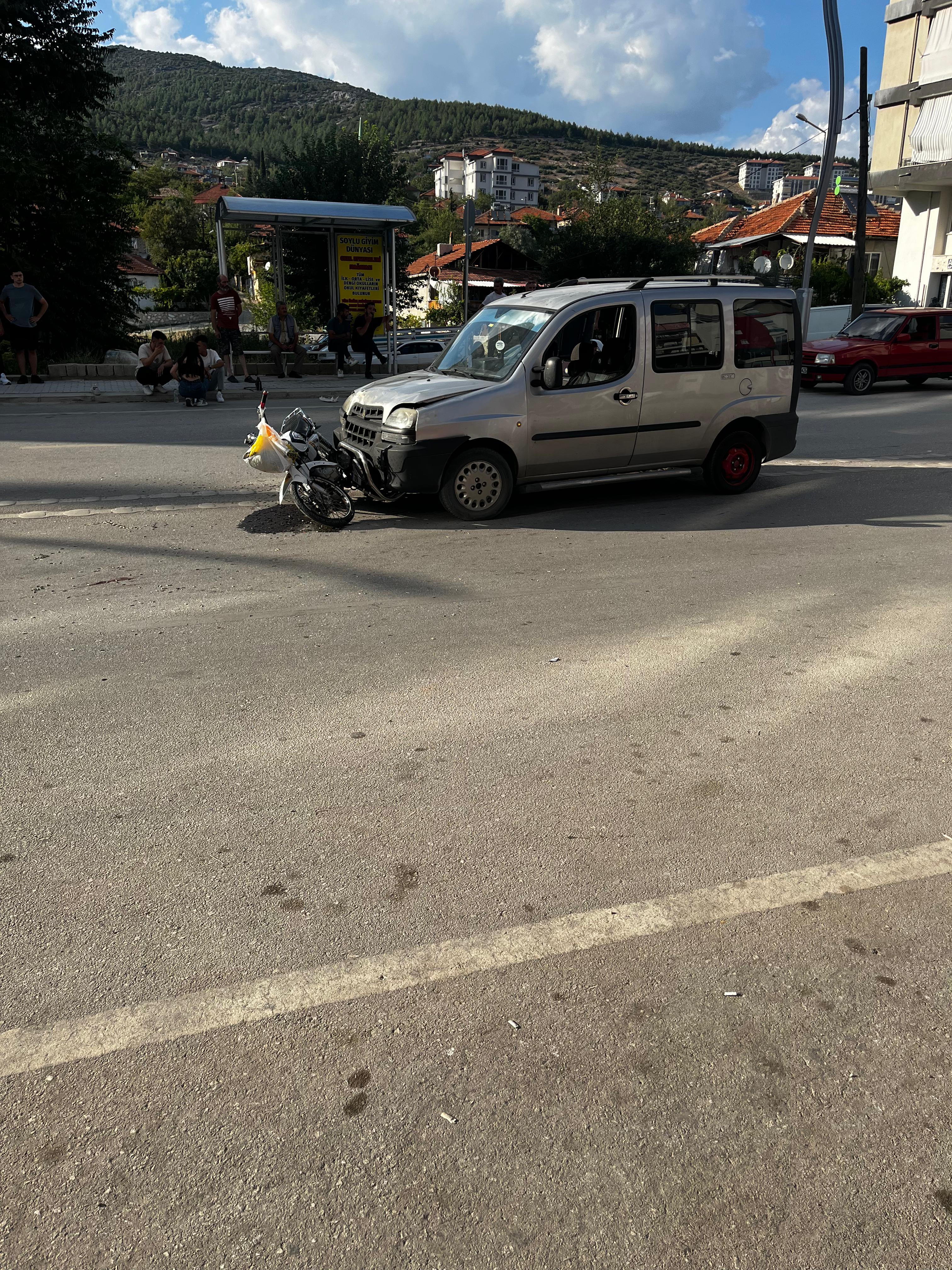 bucakta feci kaza motosiklet